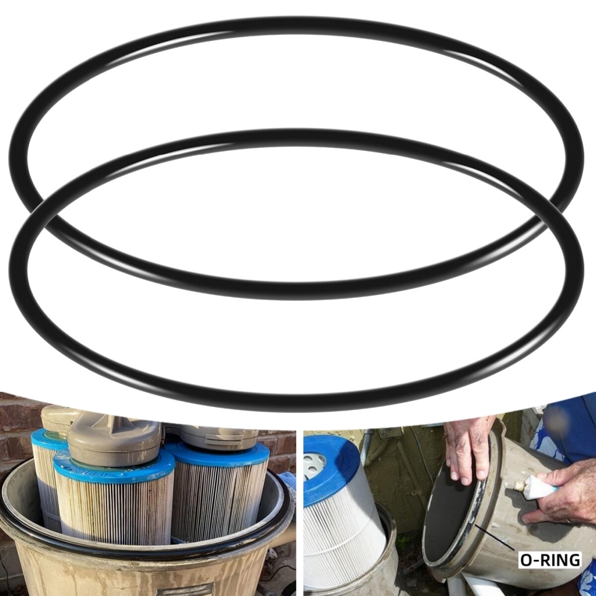 For Hayward Star-Clear Plus Cartridge Filter CX900F Filter Head Cover O-Ring gallery