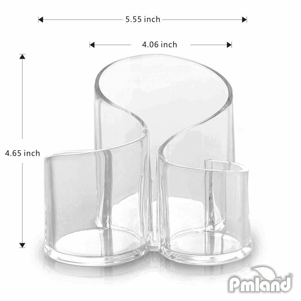 Top Quality Large Wavy Acrylic Makeup Brush and Cosmetic Holder gallery