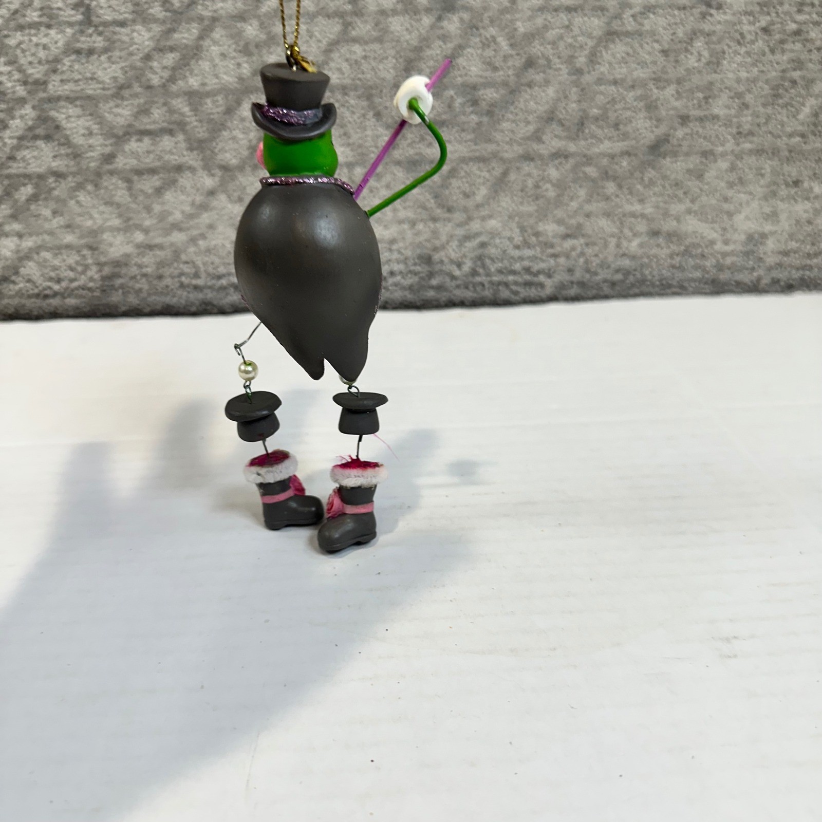 Whimsical Turtle Ornament Top Hat Tuxedo Rose Dapper Gentleman Hanging Decor gallery