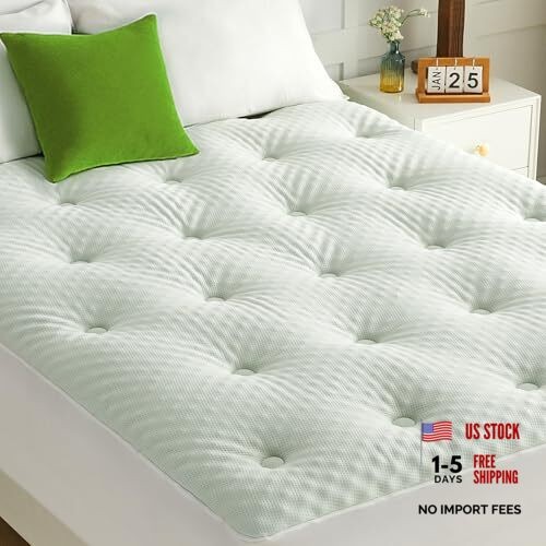 Reversible Mattress Topper Egg Crate Queen White - Egg Crate Memory Foam gallery