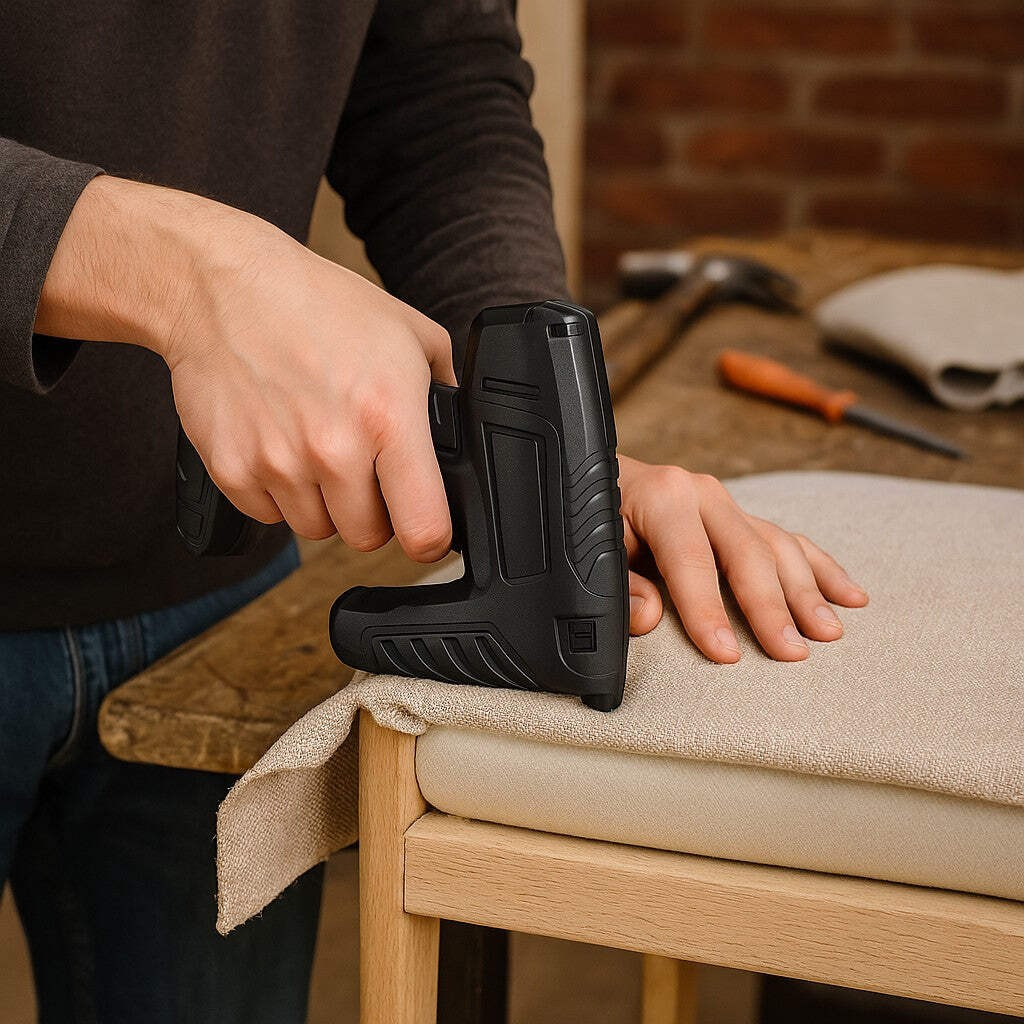 Cordless Electric Staple Gun Handheld for DIY & Upholstery gallery