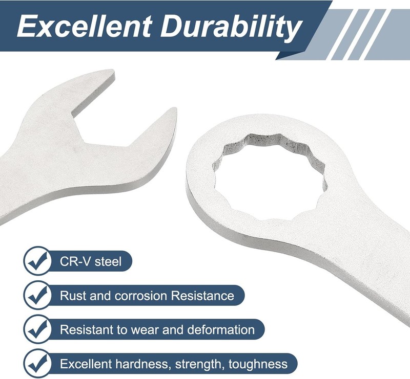 2Pcs Super Thin Combination Wrench 13mm Metric 12-Point Box & Open End Stainless gallery