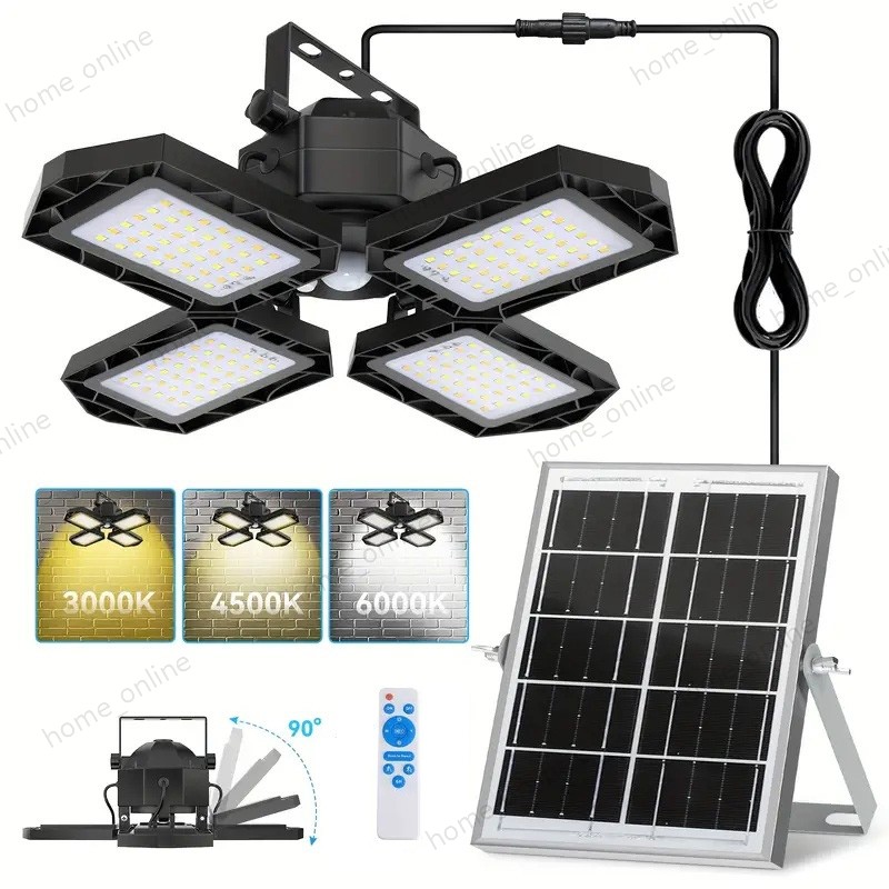 Solar Pendant Light Outdoor Indoor Solar Powered Motion Sensor Shed Light 2026 gallery