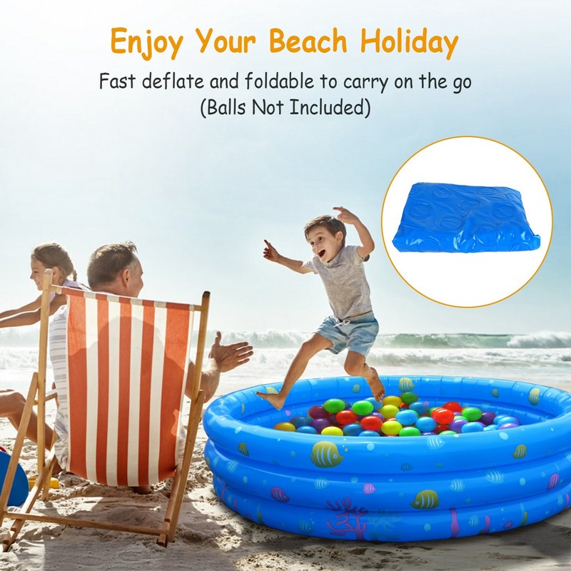 Children Inflatable Swimming Pool Large Family Summer Outdoor Play Pool 3 Kids gallery