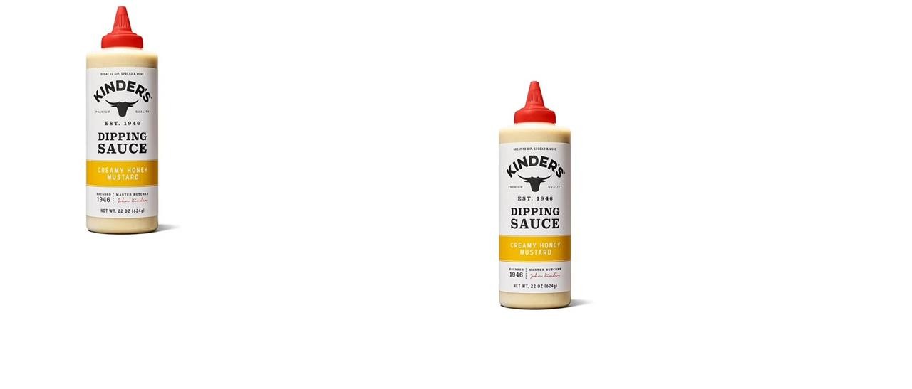 2 NEW KINDER'S DIPPING SAUCE CREAMY HONEY MUSTARD DIP SPREAD AND MORE 22 OZ gallery