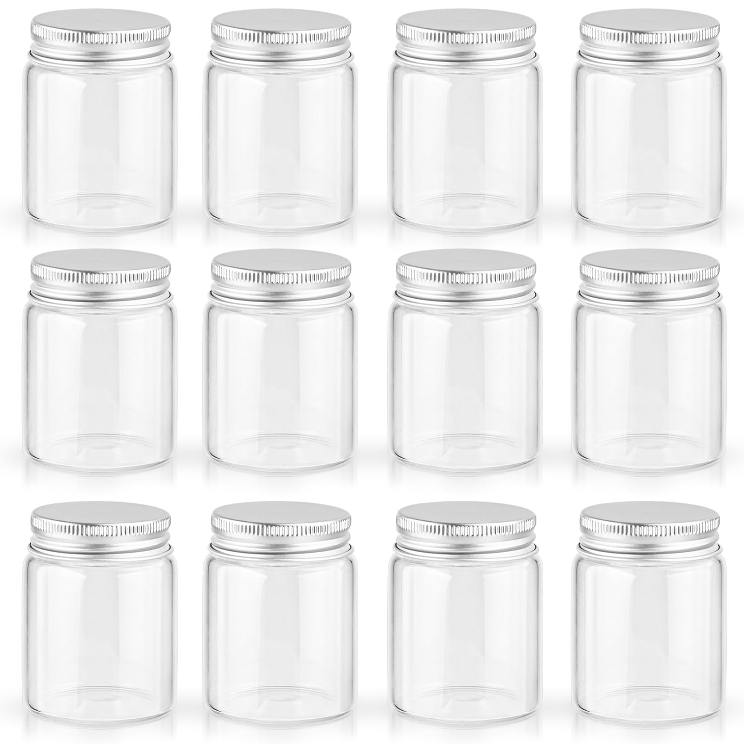 12 Pack 2Ounces Glass Jars with Lids,Clear Mini Mason Jars Glass Jars with Al... gallery
