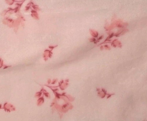 Shabby Chic, Rachel Ashwell, Light & Dark Pink Floral, 50 x 60" Throw gallery