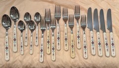 Studio Nova Adirondack Arrow Flatware Set – 18 Pc Stainless China READ