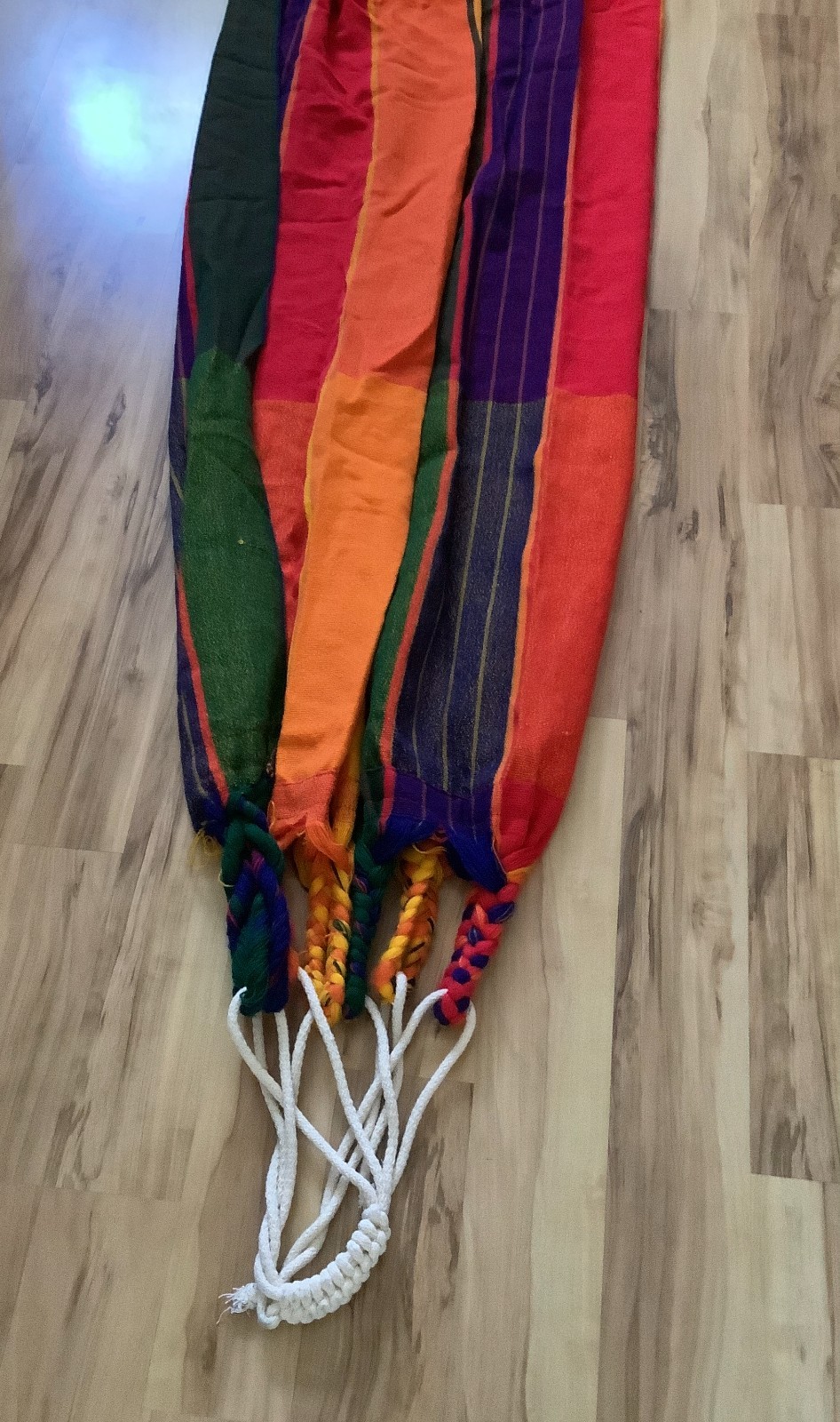 FOLDABLE HANDMADE HAMMOCKS MADE IN ECUADOR MULTICOLOR COTTON CANVAS OPEN BOX gallery