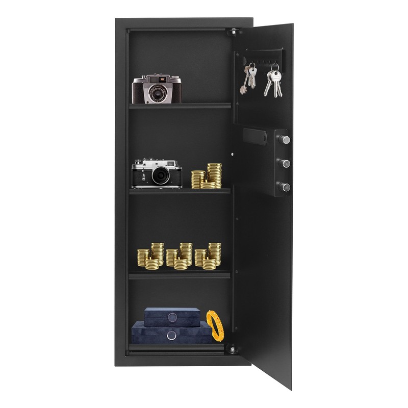 Fireproof Hidden Lock Wall Safe With Keys Cash Jewelry Superior Home Security gallery