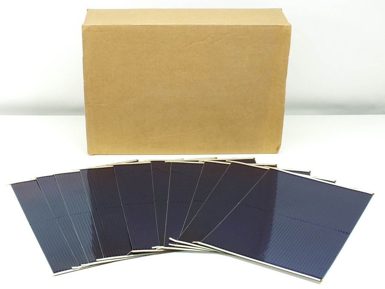 Uni-Solar Finished L-Strip Amorphous Solar Cells 7.5W 1.6V - Box of 100 Total gallery