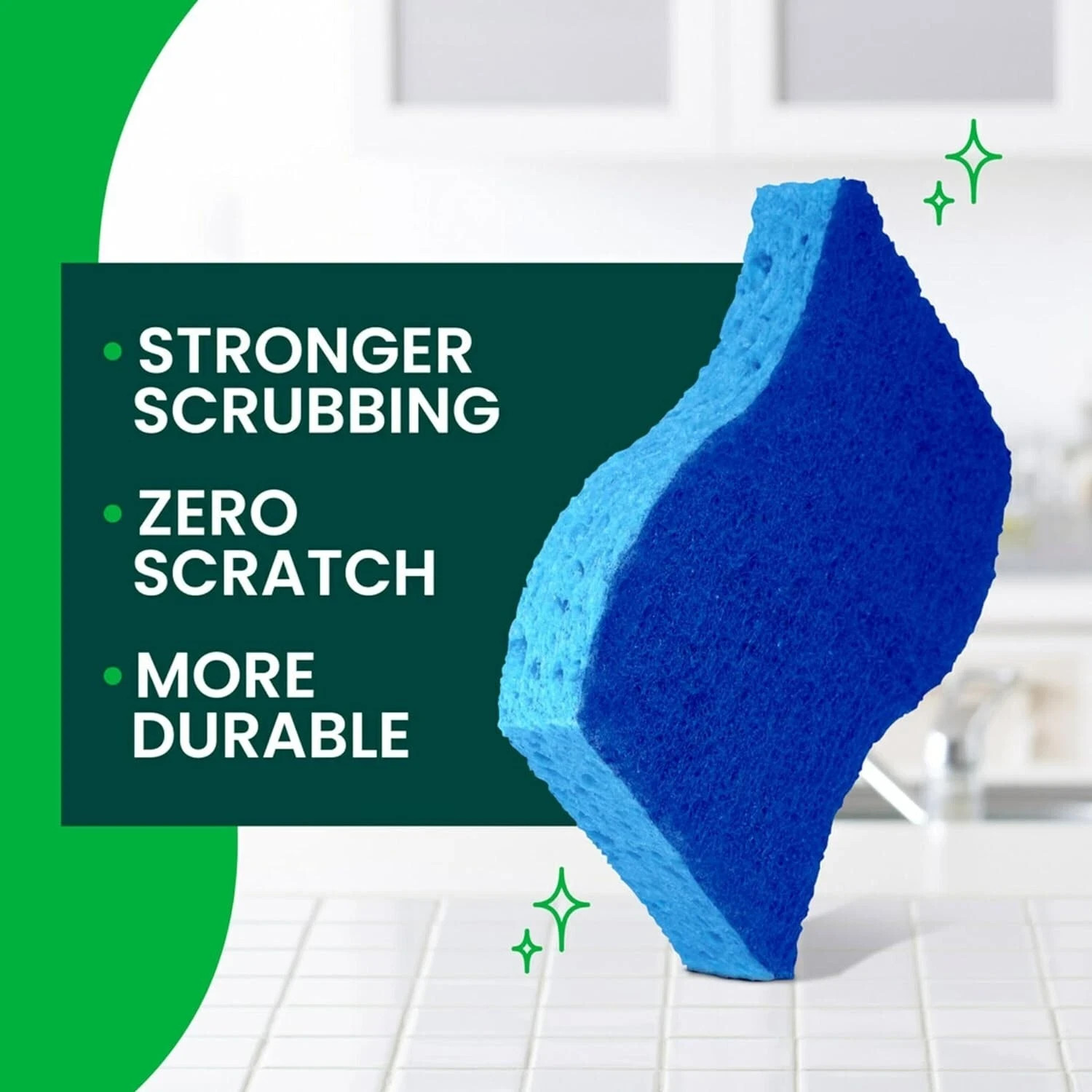 Scotch-Brite Zero Scratch Scrub Sponges, 6 Kitchen Sponges for Washing Dishes gallery