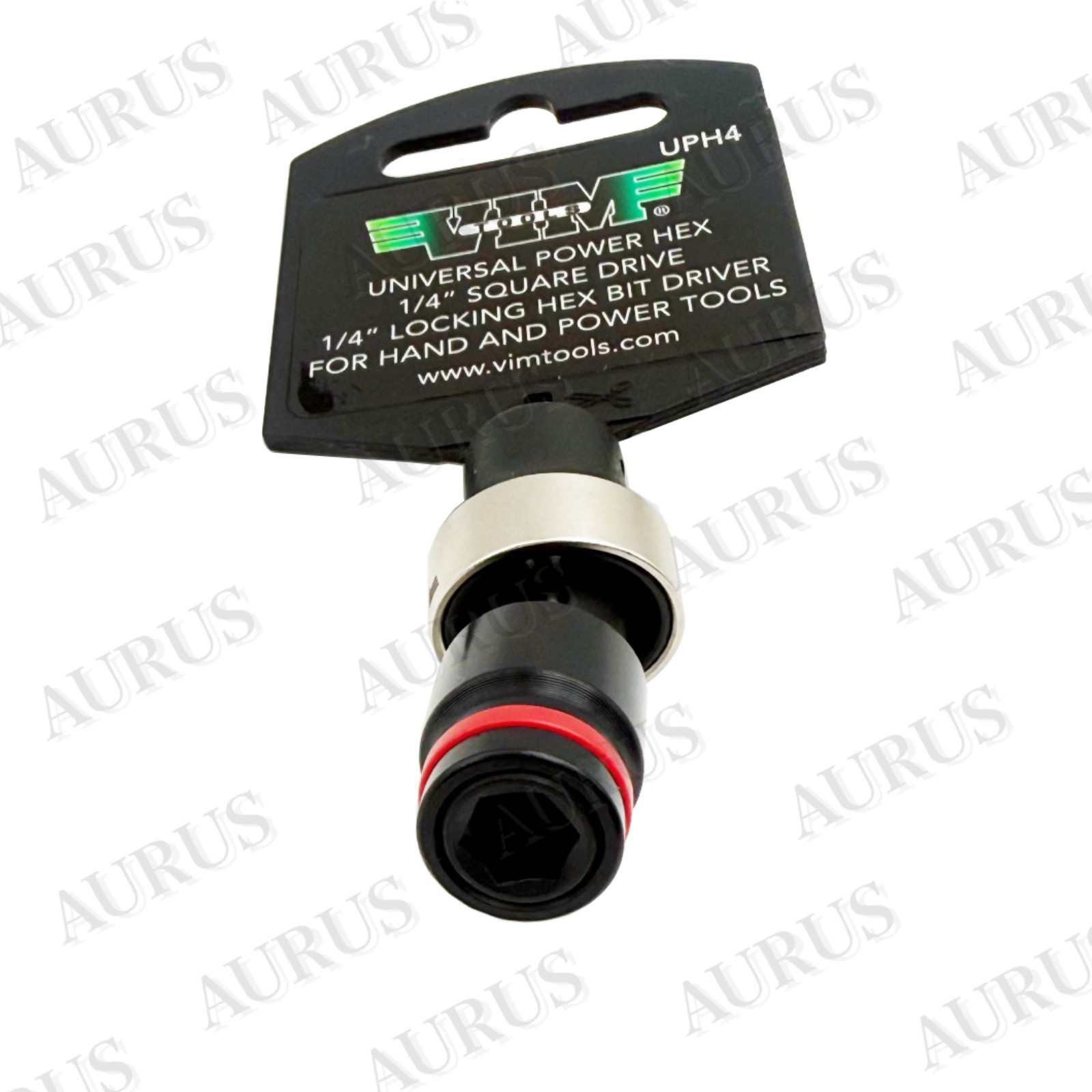 VIM Brand New Tools UPH4 1/4" Drive Universal Joint Locking Power Hex Bit Holder gallery