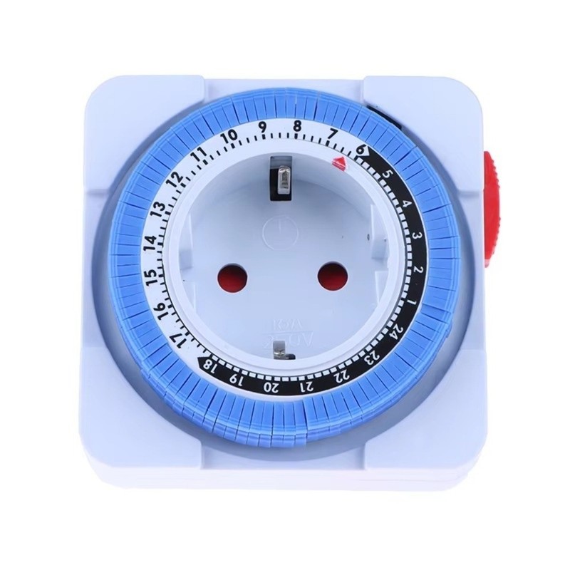 24Hours Timer Switch Plug in Mechanical Grounded Programmable Switch Socket gallery