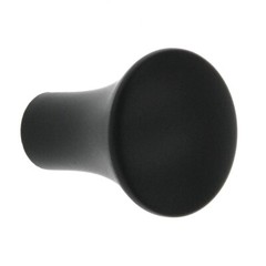 Warwick Contemporary Black 1″ Solid Smooth Round Cabinet Knob Pull DH1026BL