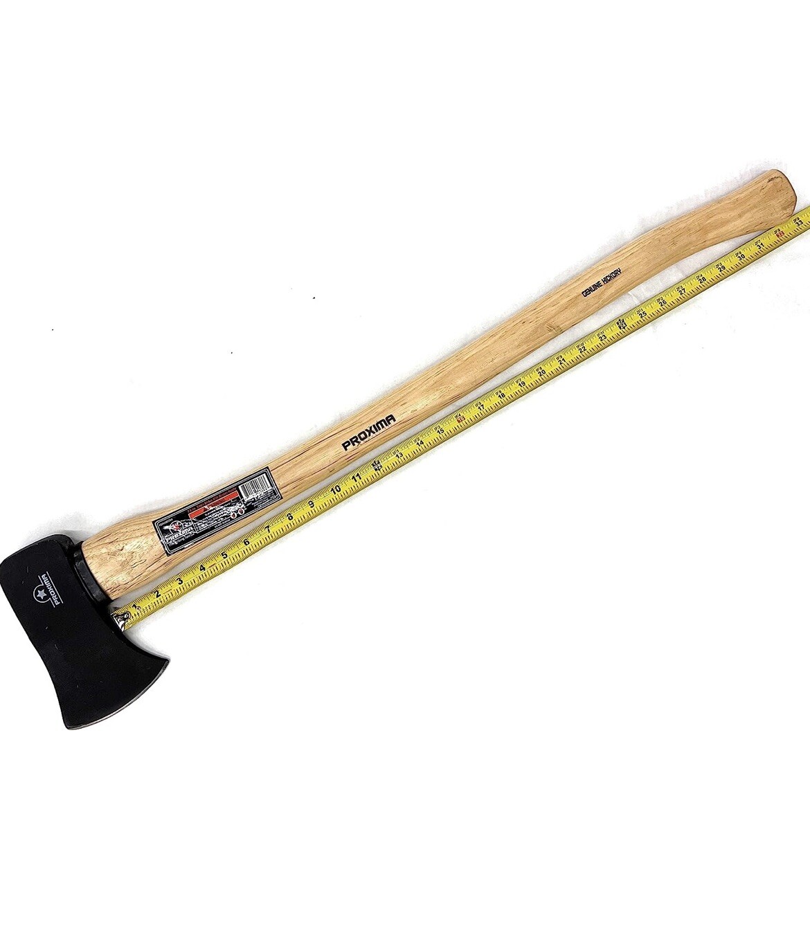Proxima 3.5 lbs Single Bit Axe with 33 inches Hickory Wood Handle 1005982294🔥 gallery