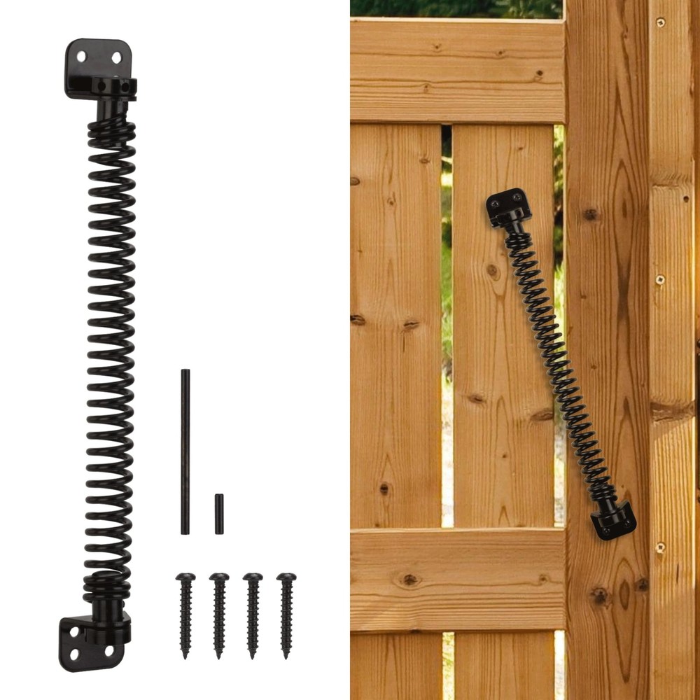 11-1/2" Gate Spring Self Closing Heavy Duty Outdoor Door Spring Automatic Fen...