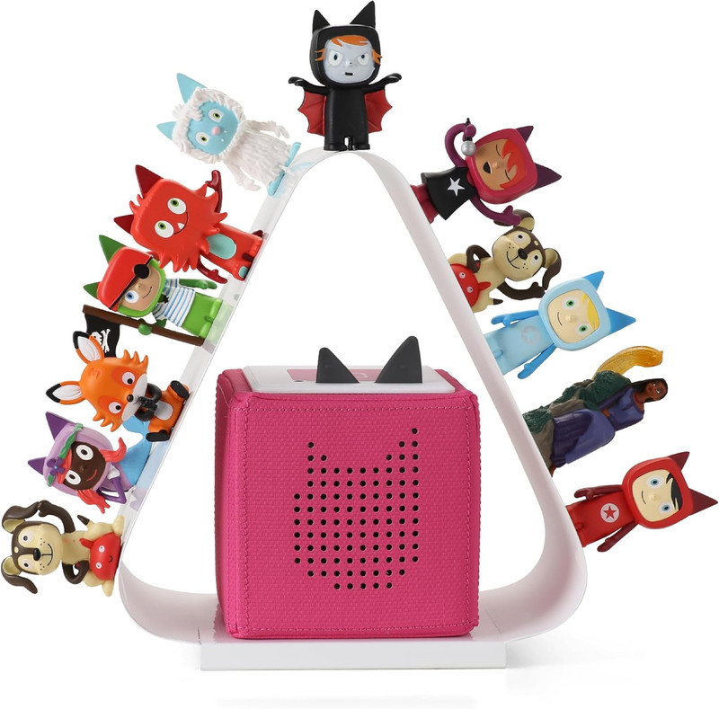 Tonie Box Triangular Shelf Organizer for 40-50 Tonies Characters Display gallery