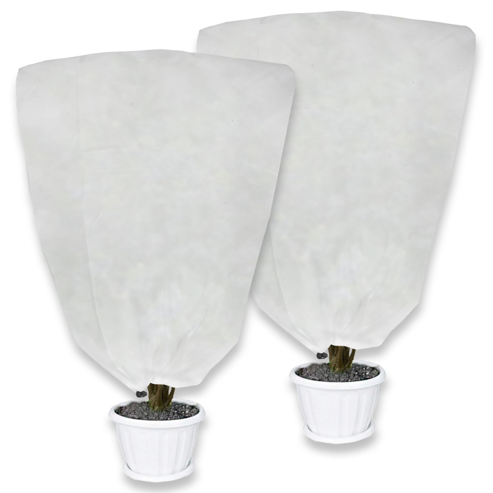 2 Pack Plant Covers for Winter Freeze Protection 47.2"×31.5" Frost Cloths gallery
