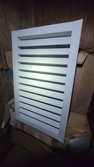 17″ w x 27″ h Rectangle Gable Vent Attic Louver heavy duty galvanized metal