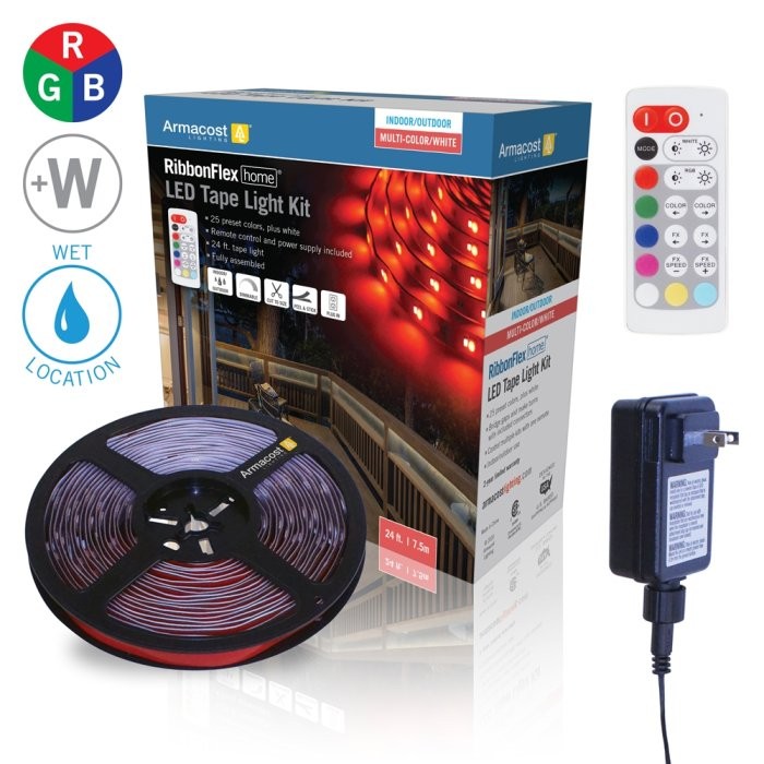 Armacost Lighting RibbonFlex Home 24 ft. RGB+W Indoor / Outdoor LED 7.5m gallery