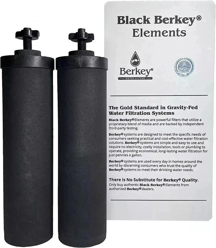 Berkey BB9-2 Authentic Black Purification Elements Water Filter Replacement New gallery