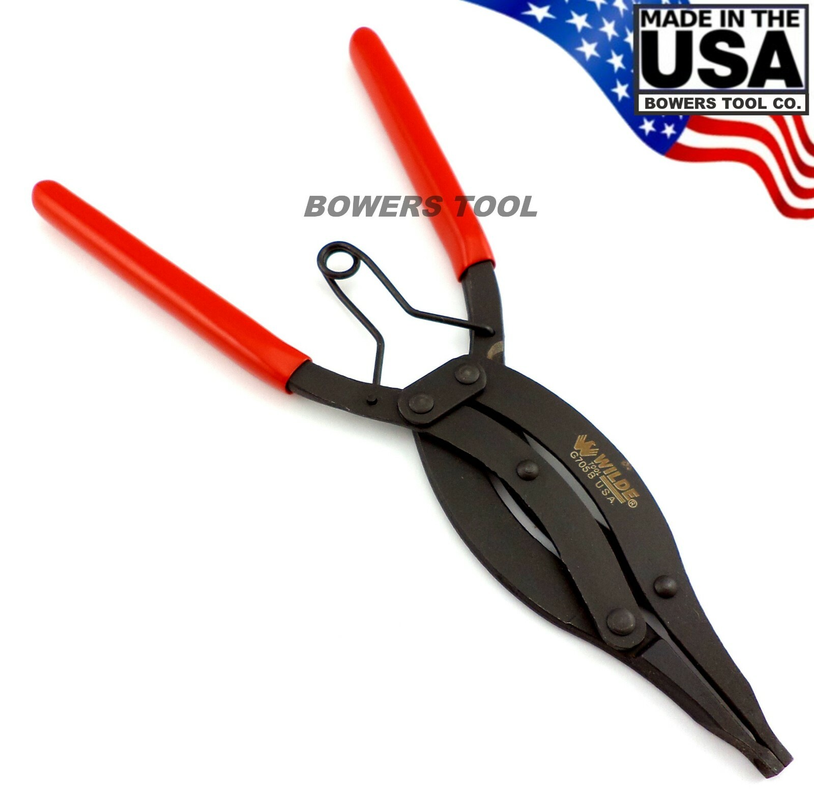 Wilde Tool 10” in. Straight Compound Lock Ring Pliers Snap Retaining MADE IN USA gallery