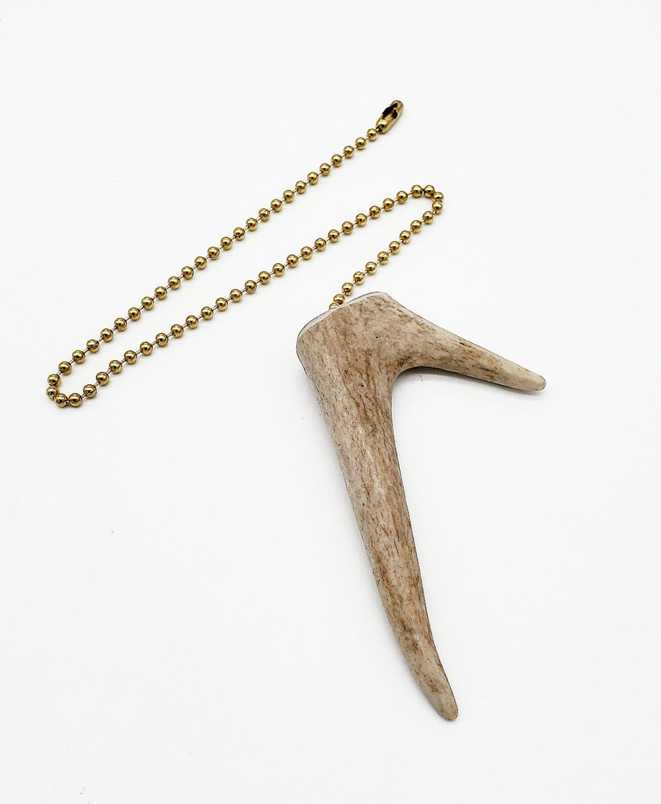 Ceiling Fan Pull Chain - Small Antler Fork gallery