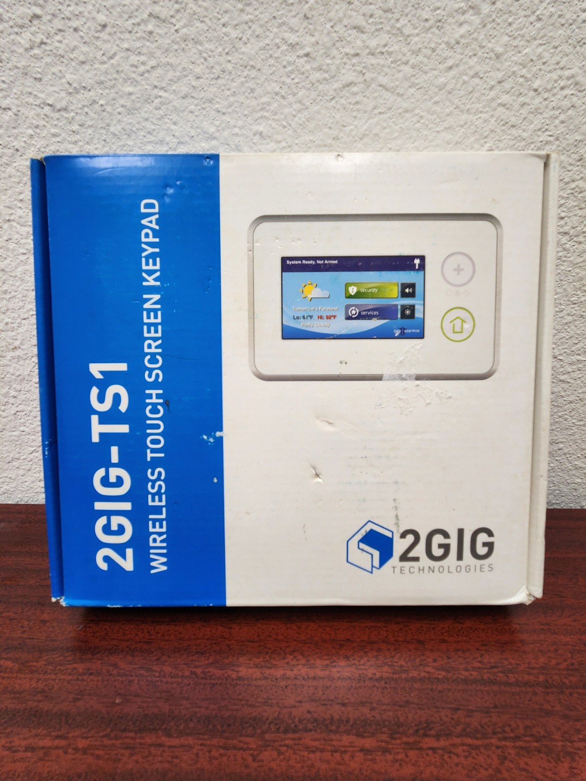 2GIG Tech OS Wireless Touch Screen Keypad 2GIG-TS1 Go!Control Security White NEW gallery