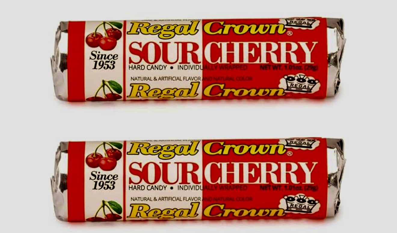 Sweet & Sour Wild Cherry Regal Crown 🍒 Classic Old Fashion Hard Candy (2 Count) gallery