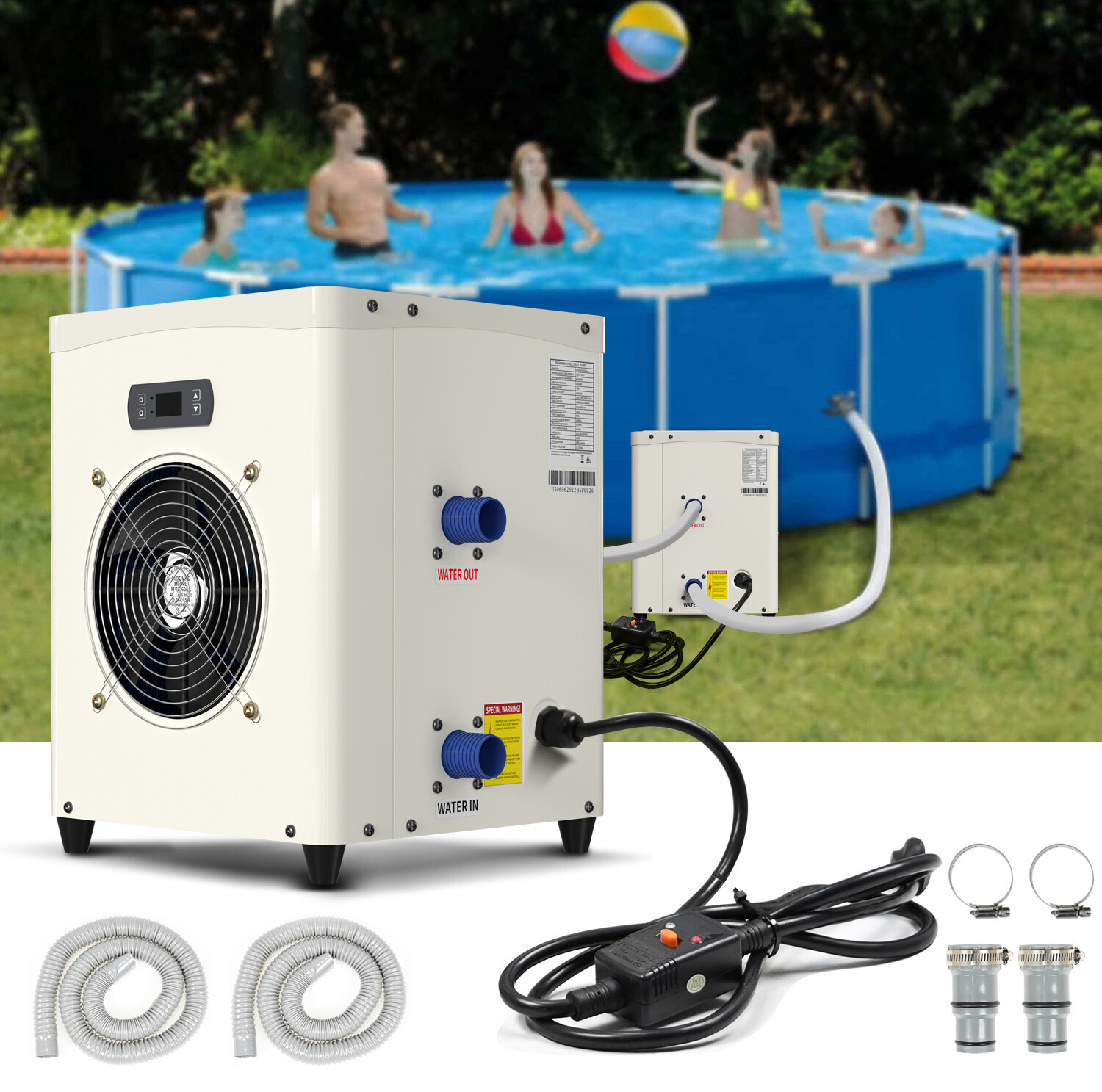 SLSY Above Ground Pools Heater 110V Electric Pool Heater&Titanium Heat Exchanger gallery