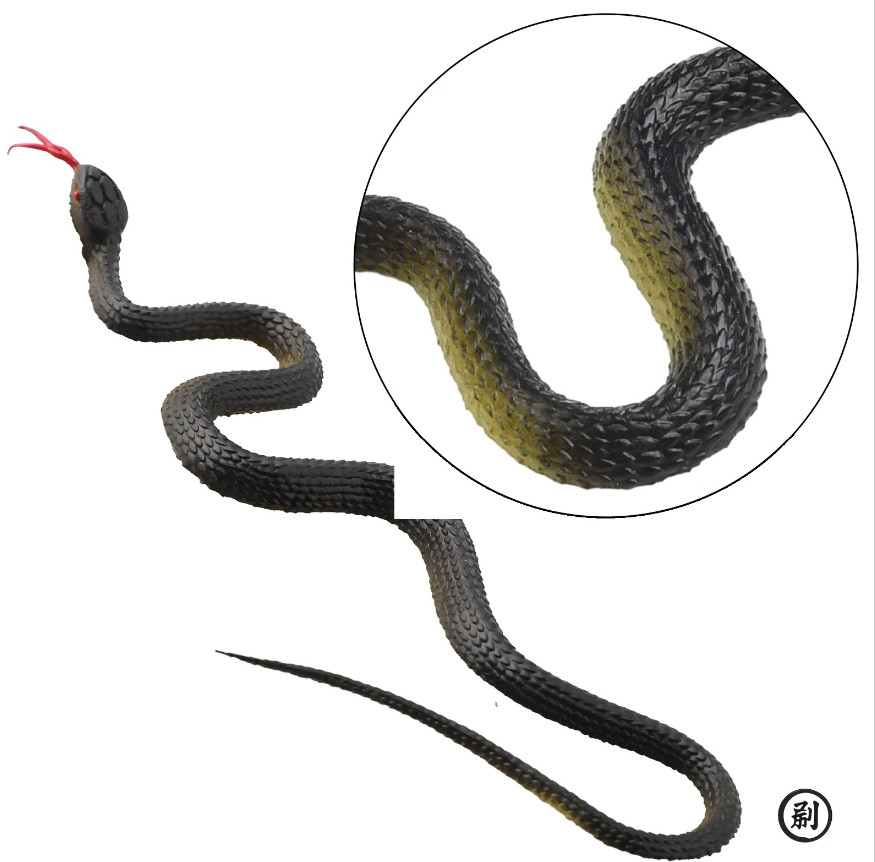 1pc Realistic Fake Rubber Snake Prank Scary Garden Toy Prop Toy Accessories gallery