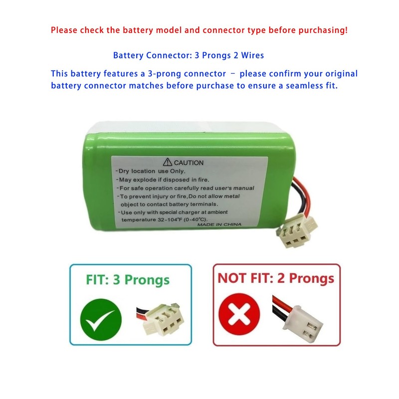 Battery for Eufy RoboVac 30 35C 25C G10 G15 G20 G30 Hybrid Verge Robot Vacuum gallery