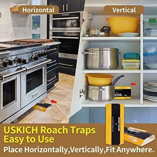 20 Pack Roach Traps – Indoor Glue Traps, Child & Pet Safe, Long-Lasting Bait New gallery