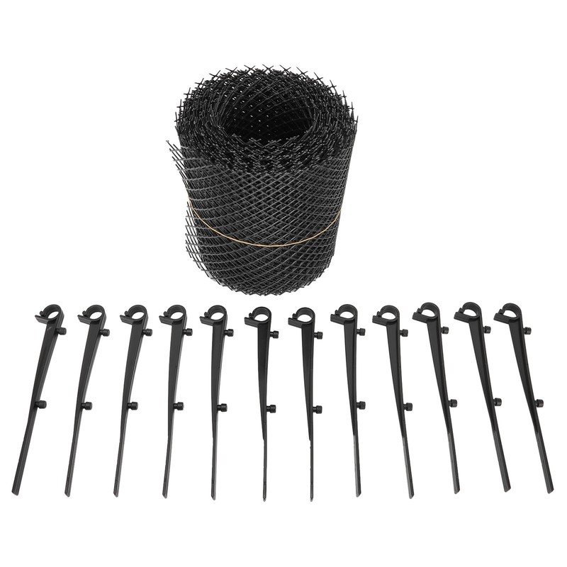 Protective Net Mesh Gutter Guard Protection Mat 15cm X 6m Anti-leaves Mesh gallery