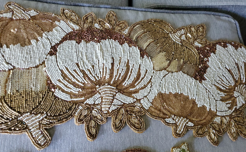 Pumpkin Beaded Table Runners SELECT ONE gallery