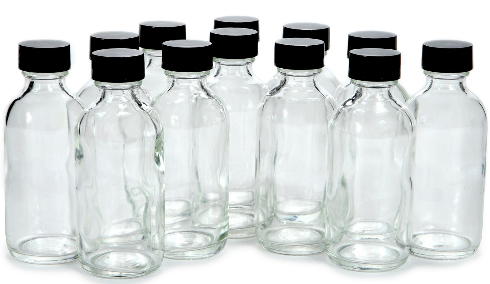 12Clear2 Oz Glass BottlesWith Lids gallery
