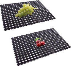 2Pack Kitchen Sink Mat for Stainless Steel/Ceramic Sinks, PVC Eco-Friendly Prote