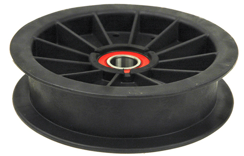 REPLACEMENT FLAT IDLER PULLEY HUSTLER FASTRAK MOWER 784504 5-7/8" DIAMETER
