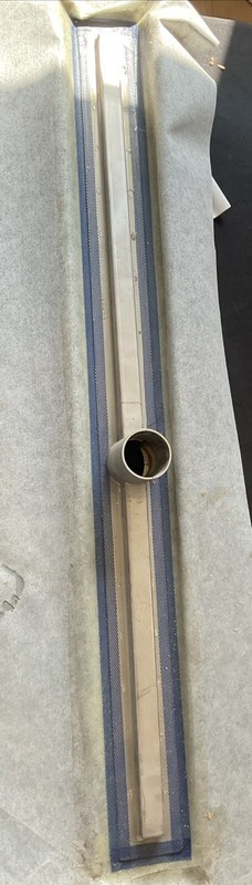 Quick Drain ProLine 26” Linear Drain w/ Outlet Polished Stainless Steel PLD26 D3 gallery