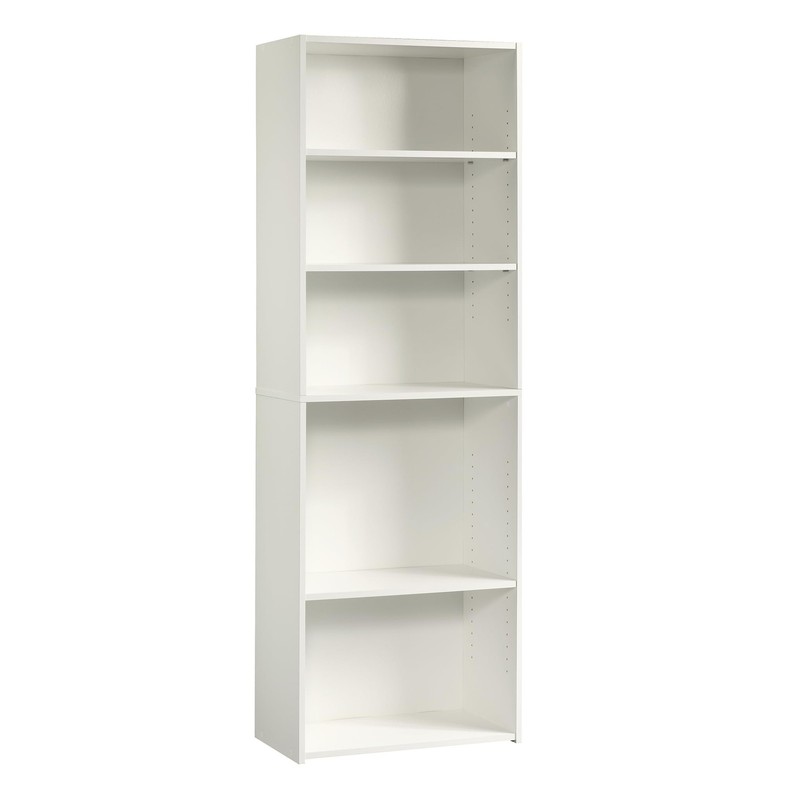 Sauder Beginnings Engineered Wood 5-Shelf Bookcase in Soft White gallery