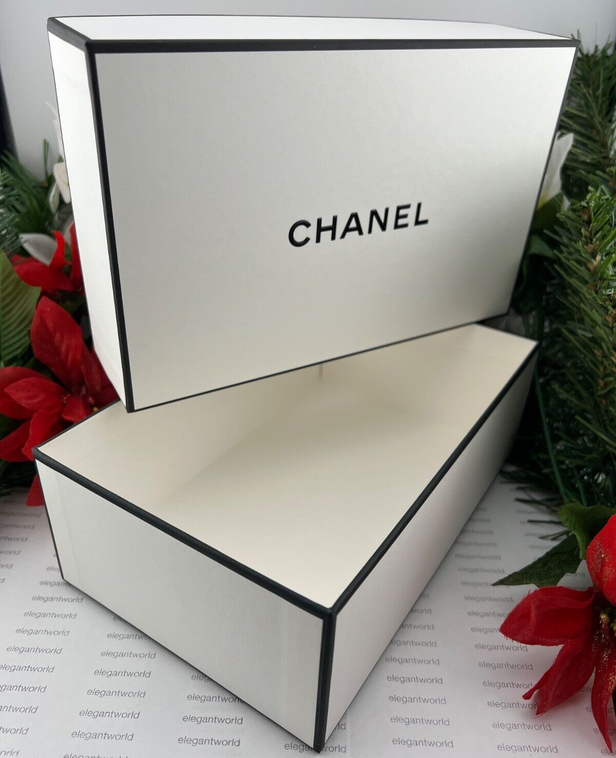 CHANEL Small/Medium Rectangular Empty Gift Storage Box 8.5"x5.5"x3”NEW AUTHENTIC gallery