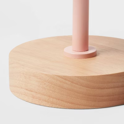 Table Lamp Pink/Wood - Pillowfort gallery