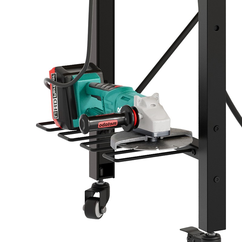 59" L Heavy-Duty Adjustable Workbench with Pegboard & Power Outlets Work Bench gallery