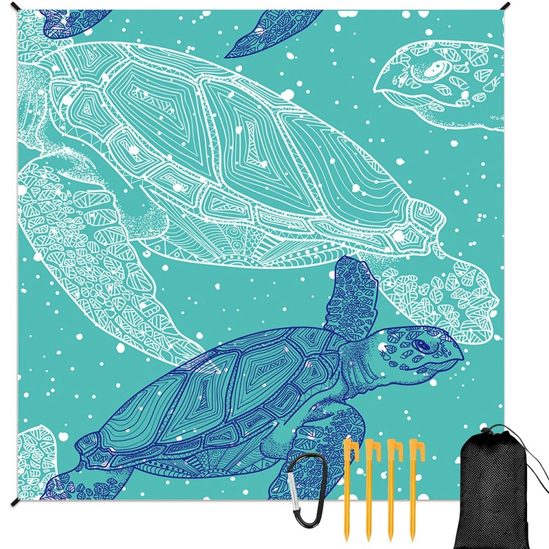 Beach Blanket Waterproof Sandproof Oversized Beach Mat for Beach Travel Camping gallery