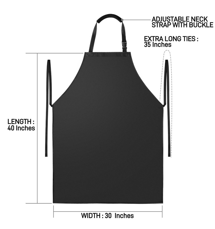 Waterproof Apron with Comfortable Adjustable Bib Rubber Vinyl Dishwasher Apron gallery