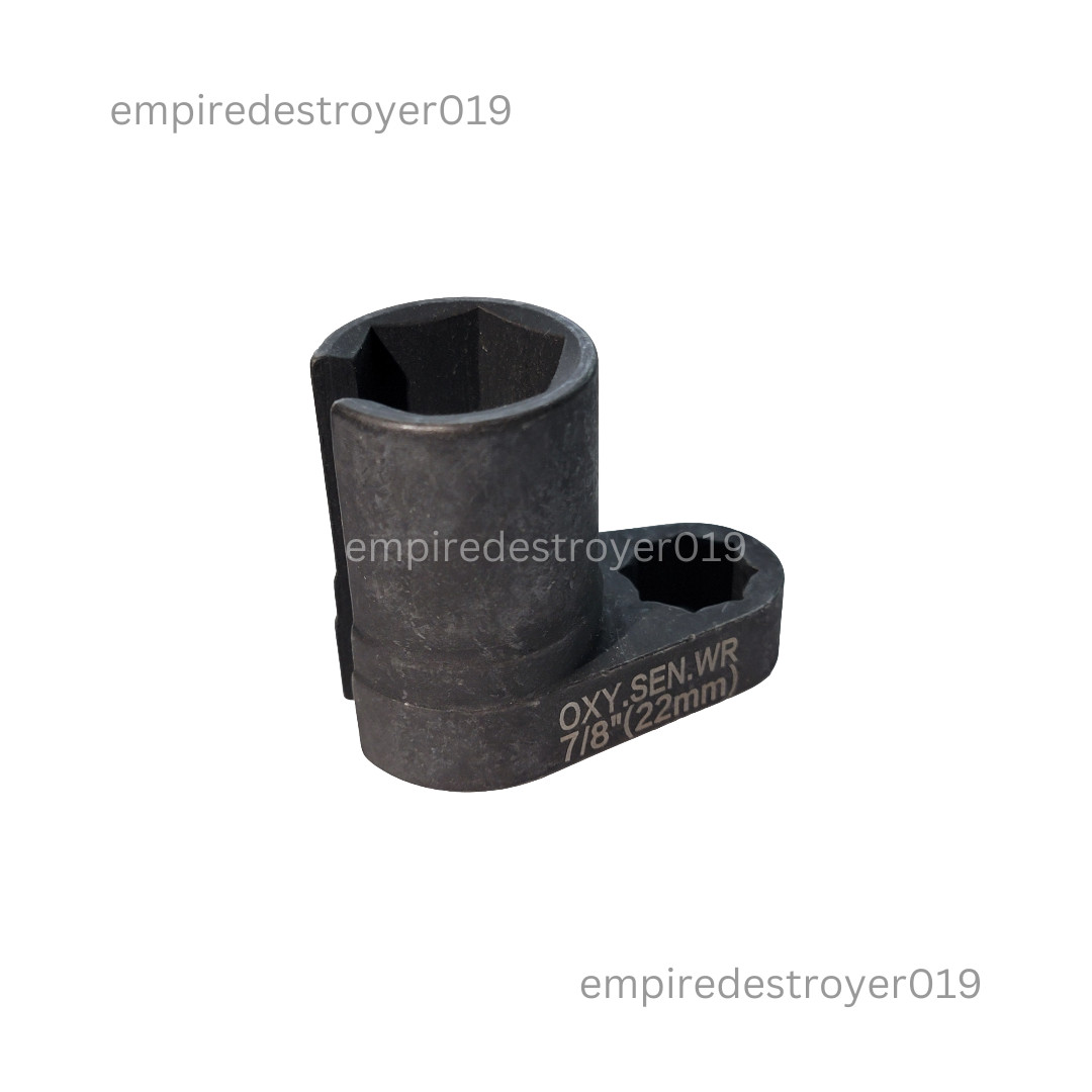 7/8-Inch (22mm) Offset Oxygen O2 Sensor Socket Wrench Removal Tool gallery