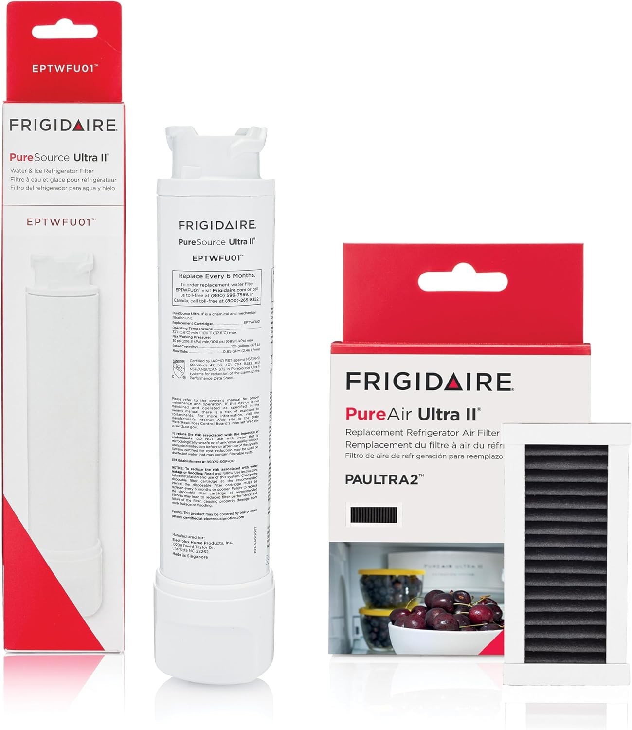 Frigidaire PureSource Ultra EPTWFU01 & PureAir Ultra II PAULTRA2 Water & Air ... gallery