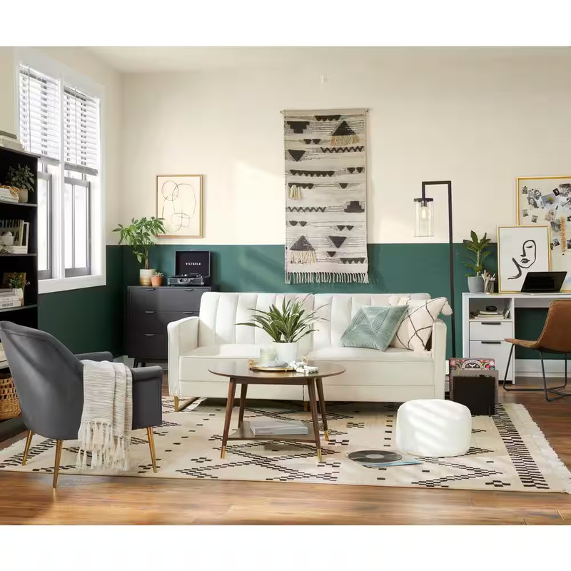 71 In. Black 5-Shelf Basic Bookcase with Adjustable Shelves gallery