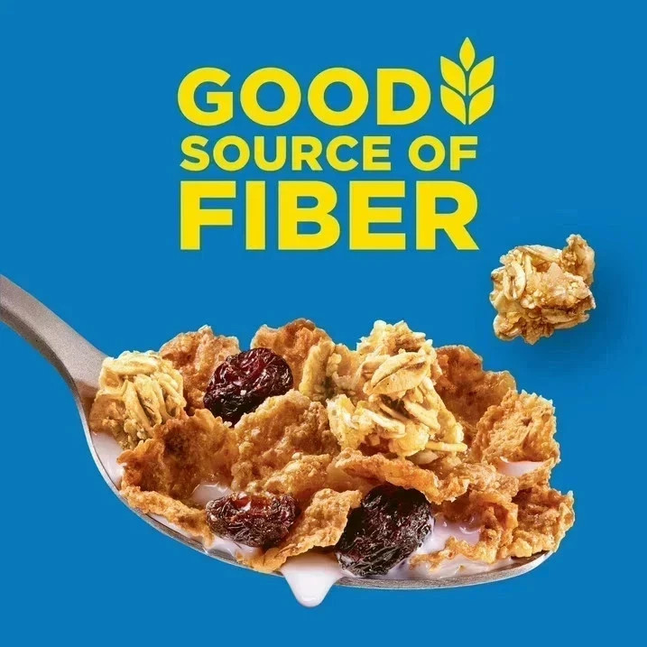 Kellogg's Raisin Bran Crunch Breakfast Cereal, Good Source of Fiber, Mega Size, gallery